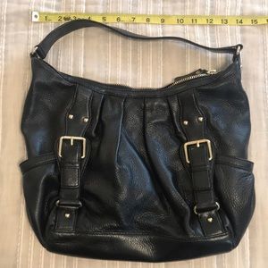Black Leather Michael Kors shoulder bag